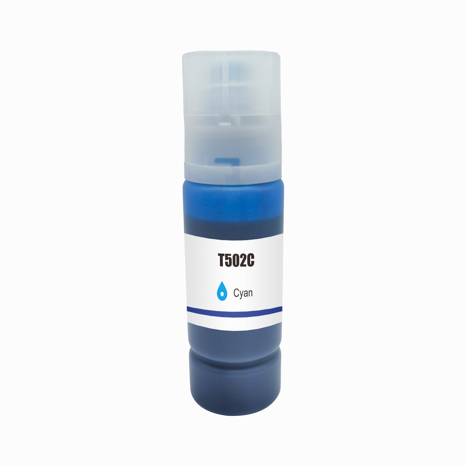 Compatible Epson T502 EcoTank Cyan Ink Bottle - AS-T502C
