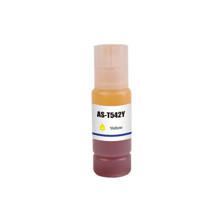 Compatible Epson T542 EcoTank Yellow Ink Bottle - AS-T542Y