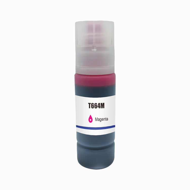 Compatible Epson T664 EcoTank Magenta Ink Bottle - AS-T664M