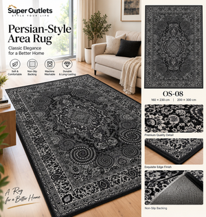 OS 08 Persian-Style Non-Slip Area Rug The Carpet Maker