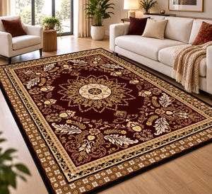 MO 07 Luxury Faux Cashmere Non-Slip Area Rug The Carpet Maker