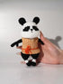 Handmade Panda Crochet Toy | Chinese Kung Fu Style Bag Charm - Super Outlets