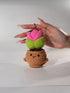 Handmade Pink Succulent Crochet Toy | Cute DIY Crochet Plant Decor - Super Outlets