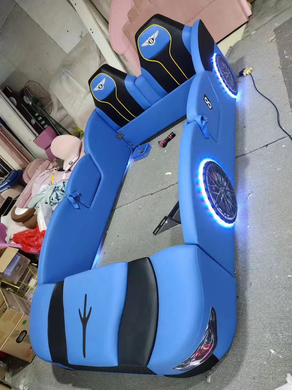 JY01 Enzo Kids Car Bedroom Set - Fun & Comfortable Sleeping Adventure - Super Outlets
