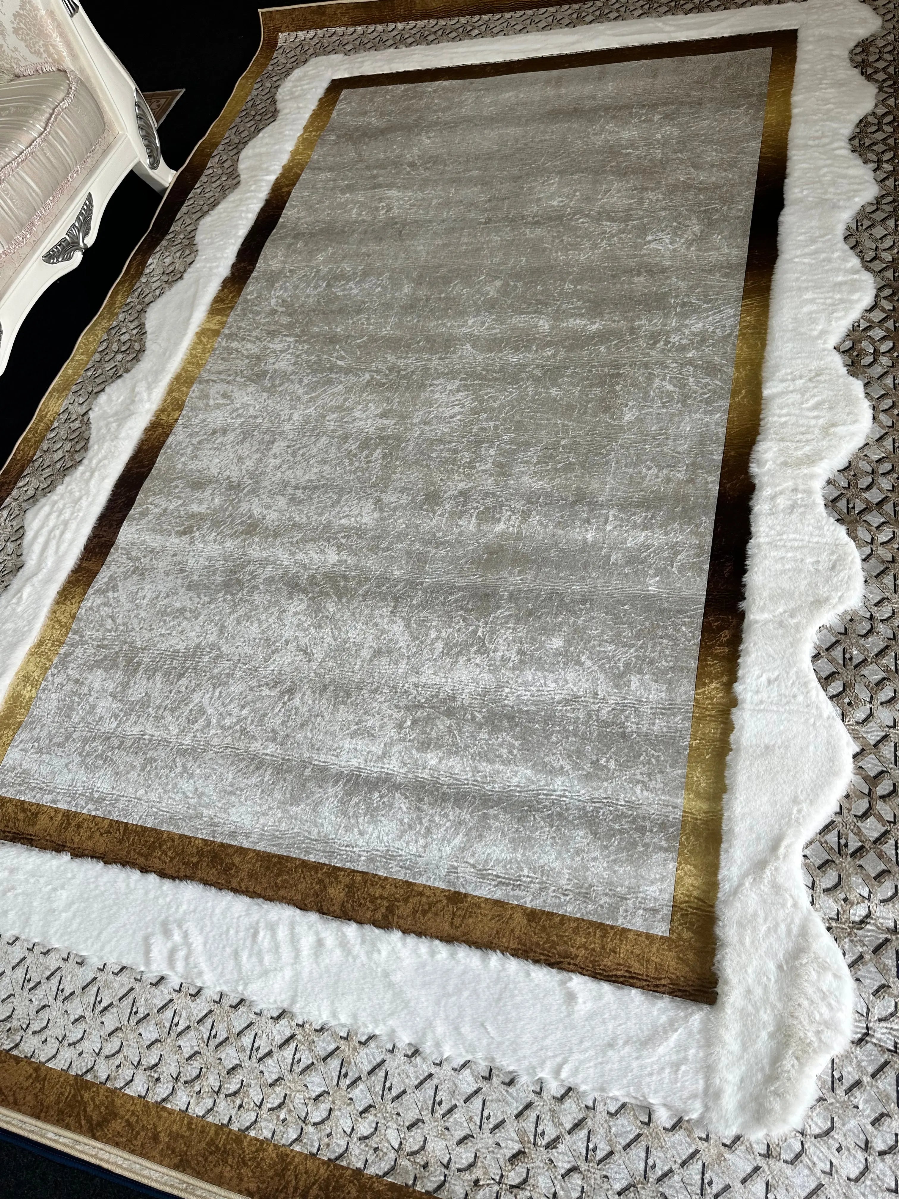 FC 14 Premium Quality artificial Fur Rug - Super Outlets The Carpet Maker