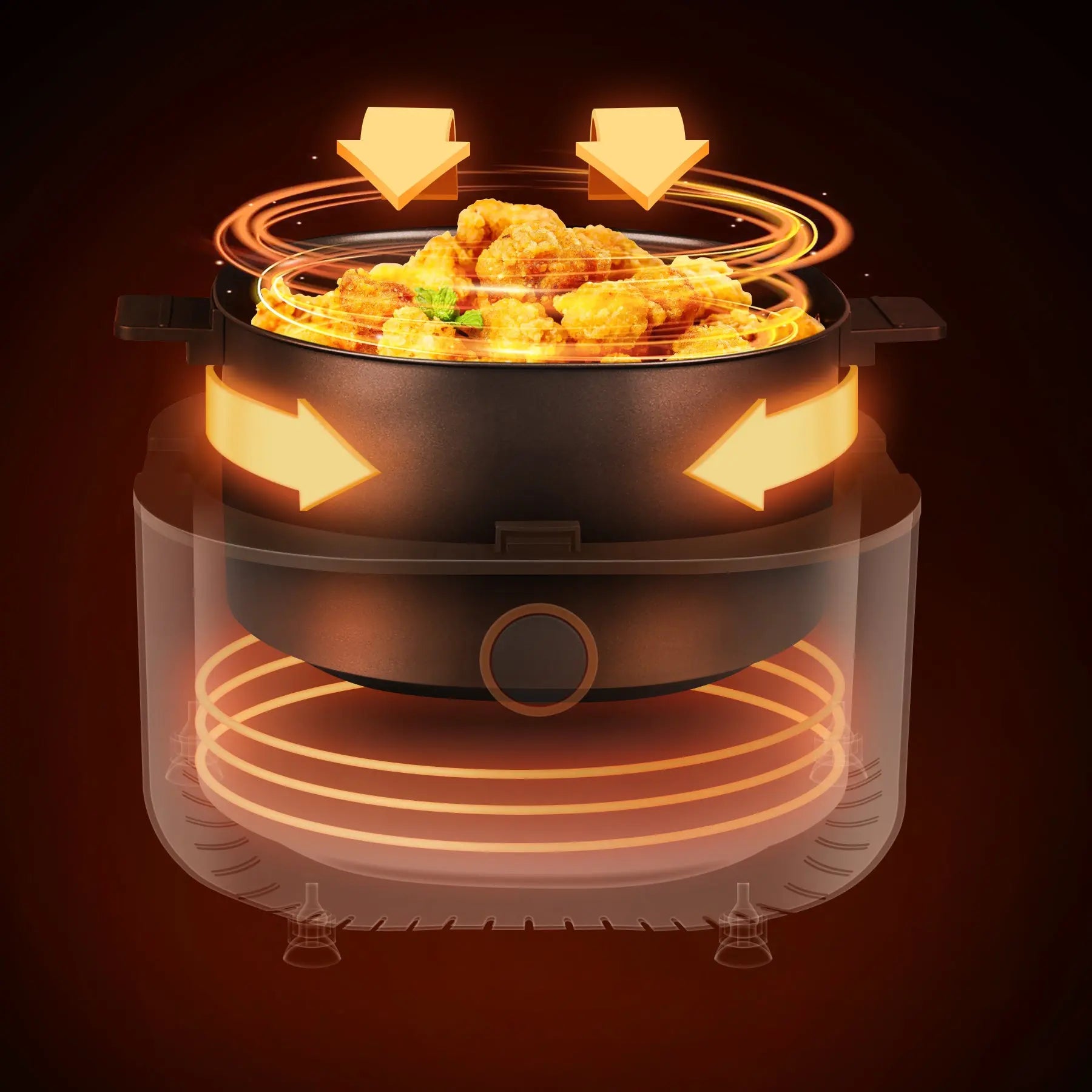 Hoper Layer Air fryer Hoper Layer