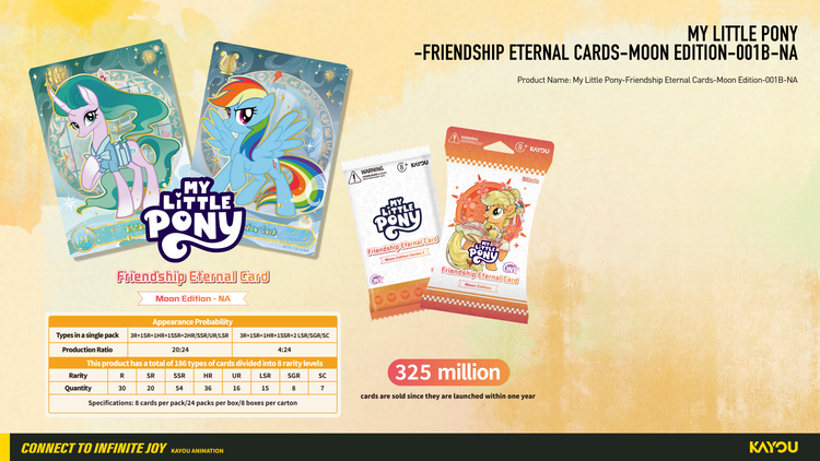 My Little Pony Friendship Eternal Cards – Moon Edition | 8 Cards per Pack | NZ Stock Super Outlets