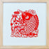 Abundance Year After Year Paper Cutting Art | Handmade Chinese Koi and Lotus Wall Decor - Super Outlets