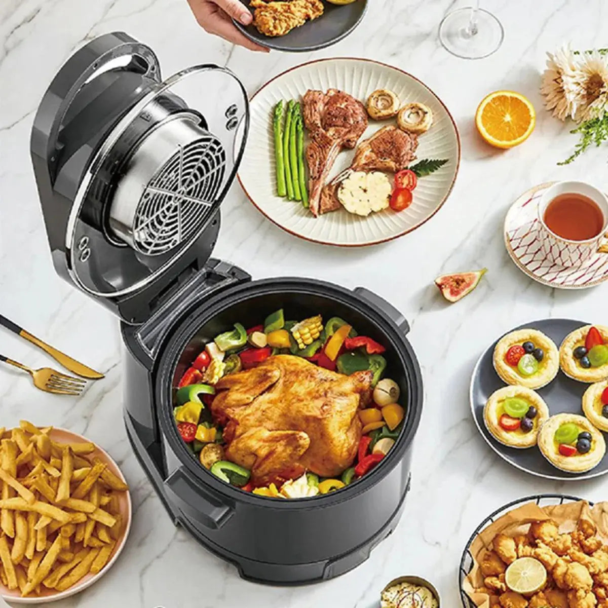 Hoper Layer Air fryer 5L Hoper Layer