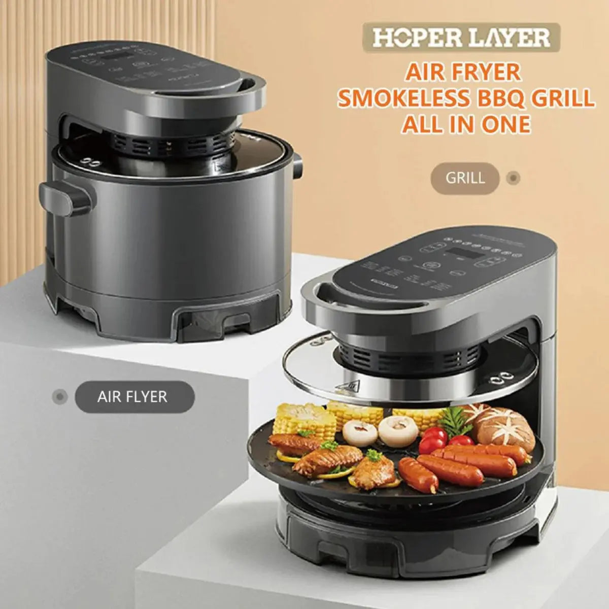 Hoper Layer Air fryer 5L Hoper Layer