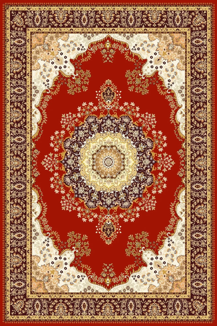OS 07 Persian Style Premium Quality Anti slip Floor Rug - Super Outlets - Super Outlets