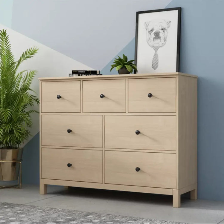 Wooden Chest of 7 Drawers Tallboy PS505-1108 Pro Furniture