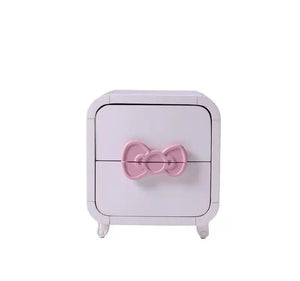 B06 Pink/White Lining Kitty Heardboard  Kids bedroom set - Super Outlets
