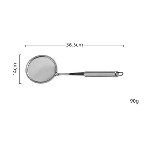 Stainless Steel Skimmer Spoon for Japanese Hot Pot, Fat Oil Filter, Fine Mesh Strainer Ladle for Food Kitchen Cooking, with Long Handle - 304 Stainless Steel Super Outlets