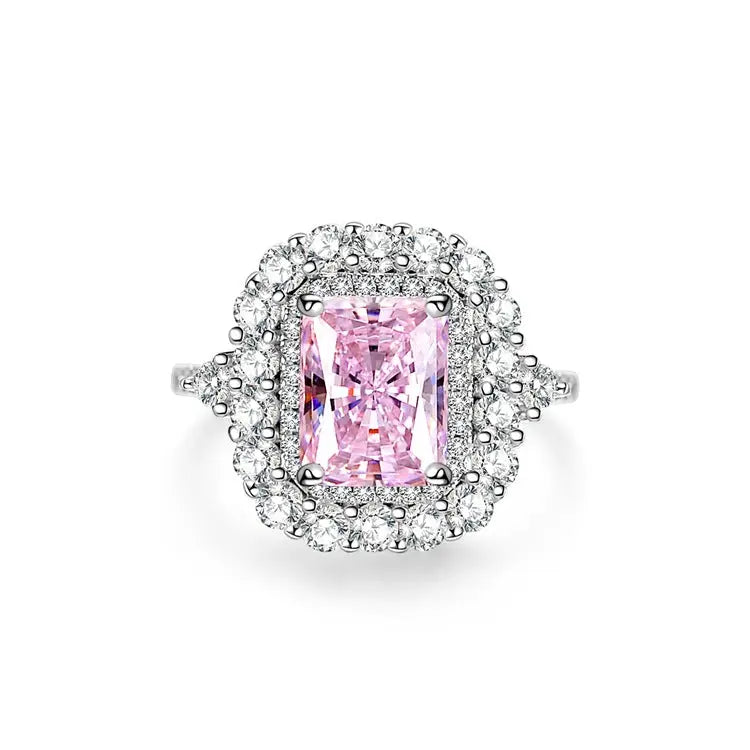 3-carat Pink Passion Lab-Created Pink Dimond Ring Yorkerla Jewellery