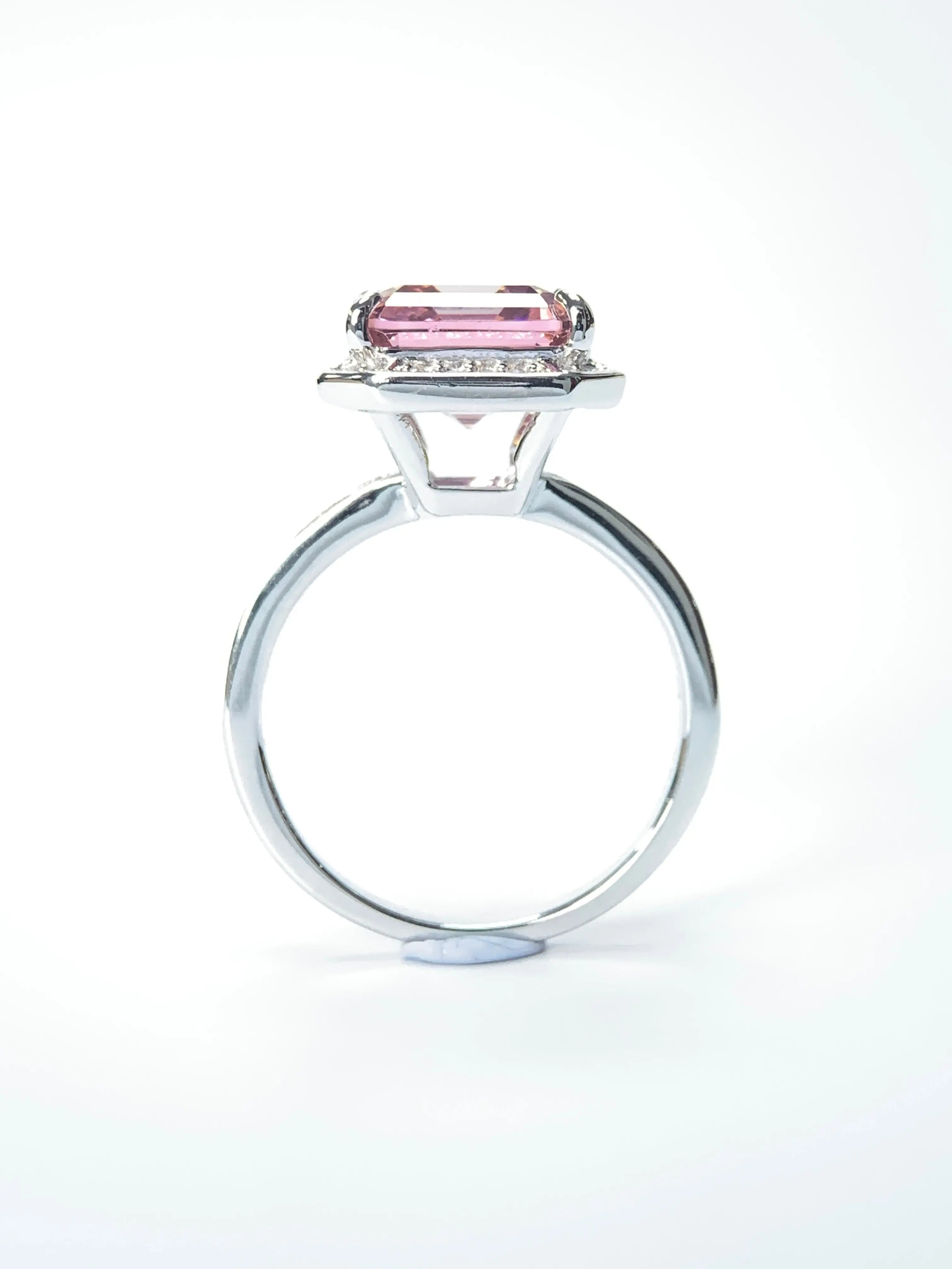 5-carat Blushing Beauty Lab-Created Pink Dimond Ring Yorkerla Jewellery