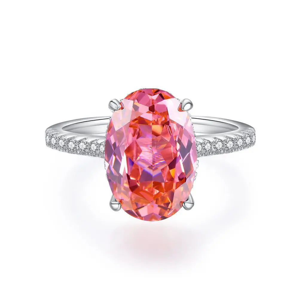 5 Carat Blossom Bliss Lab-Created Pink Dimond Ring Yorkerla Jewellery