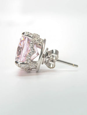 Rose Radiance Lab-Created Diamond Earrings Yorkerla Jewellery