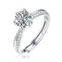 1 Carat Mountains and Rivers 925 Silver Moissanite Stone Ring Yorkerla Jewellery