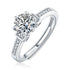 1 Carat Only Love 925 Silver Moissanite Stone Ring