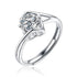 1 Carat Kiss of an Angel 925 Silver Moissanite Stone Ring Yorkerla Jewellery