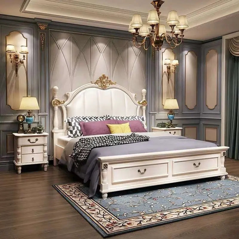 XDK6608 French Style Luxury Bedroom Set - Super Outlets