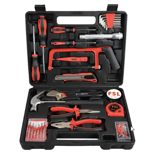 32 Pcs Household Multi-function Hand Tool Box Complete Set - Super